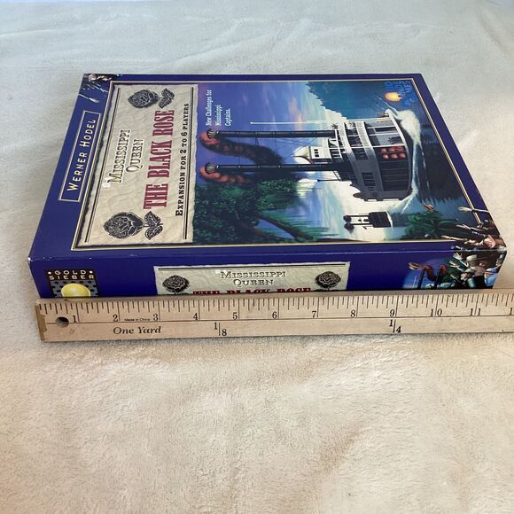 Mississippi Queen: The Black Rose Epansion 1998 Rio Grande Games - INCOMPLETE - Picture 8 of 9